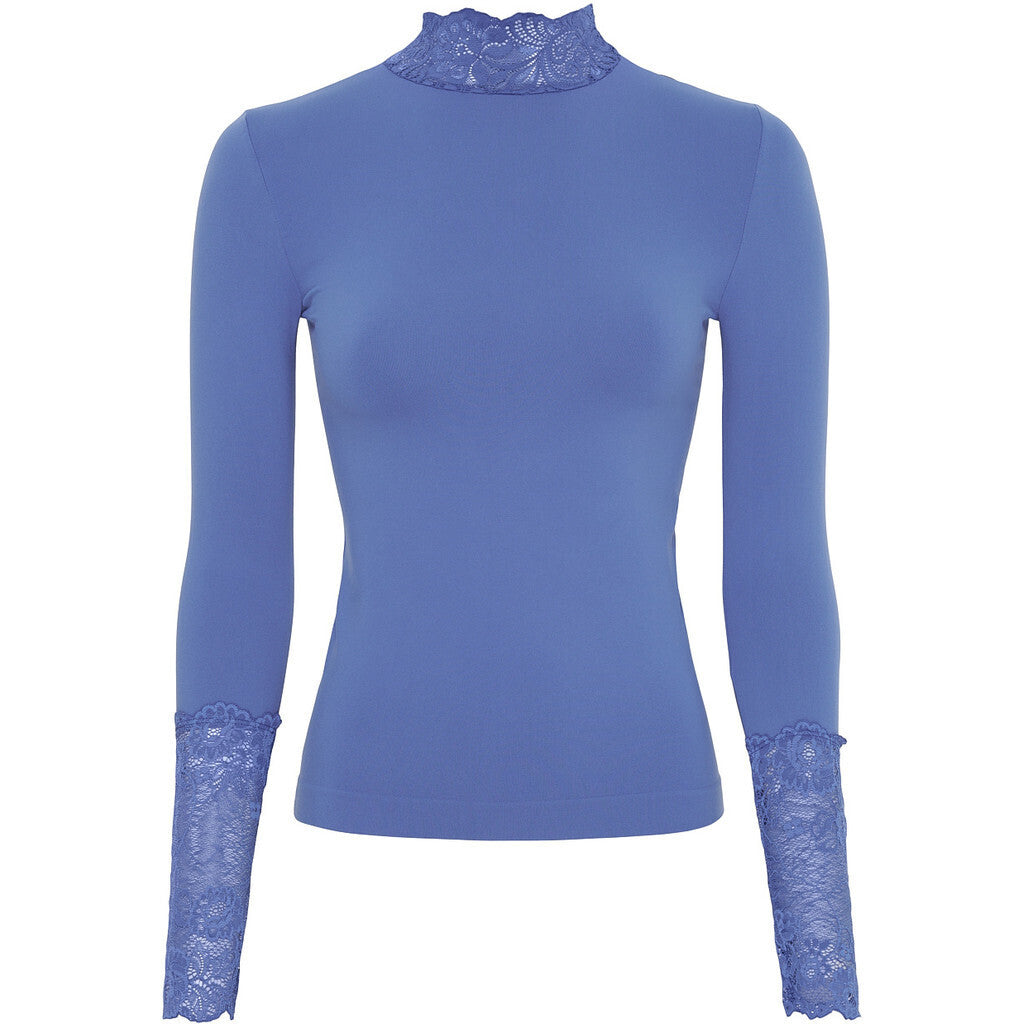 Microfiber T&S Abby Blouse turtle lace LS Turtleneck LS Alaska