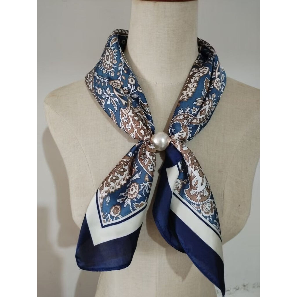 Scarf T&S Aliki Scarf w. magnetic pearl Scarf aw7