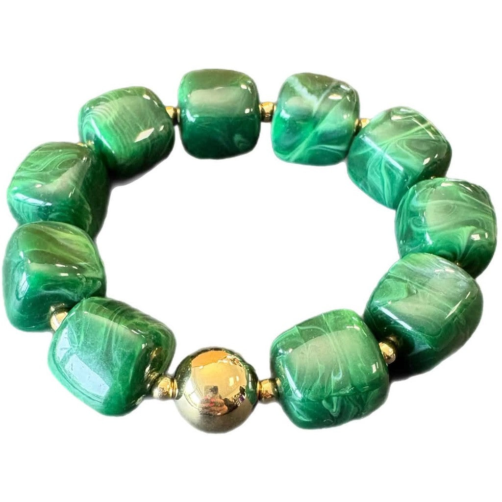 Jewelry T&S Alvira bracelet Bracelet Bottlegreen