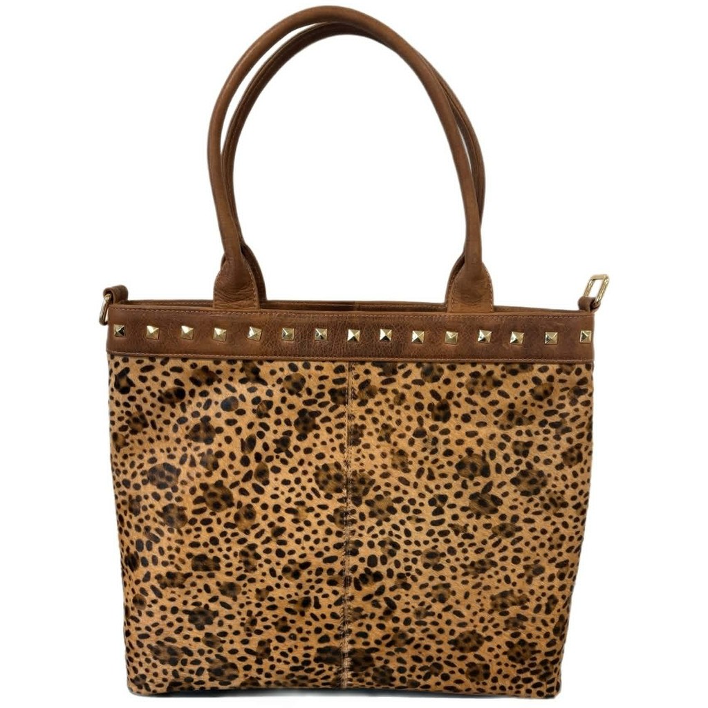 Access T&S Angela Tote Bag B-Leopard Bag Leo