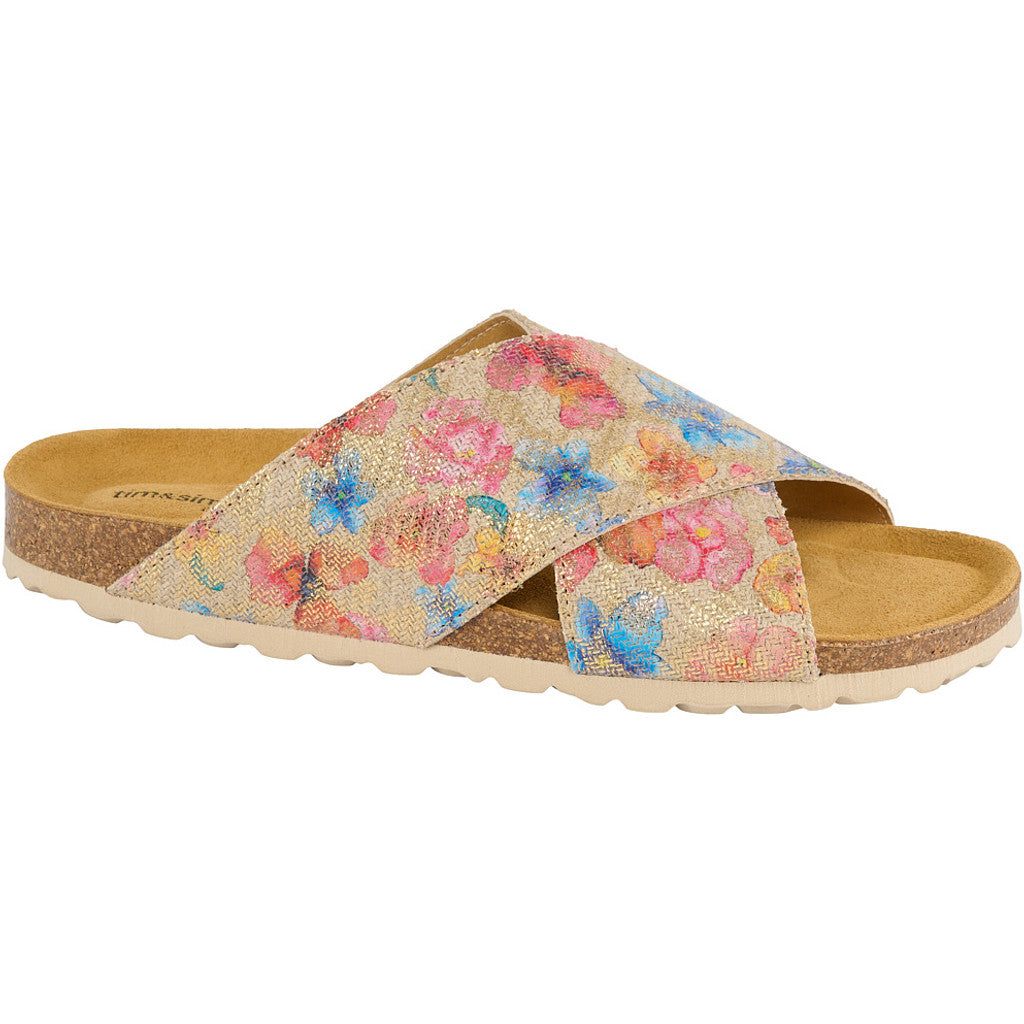 Footwear T&S Annet Nature Boho Flower Sandals Flower