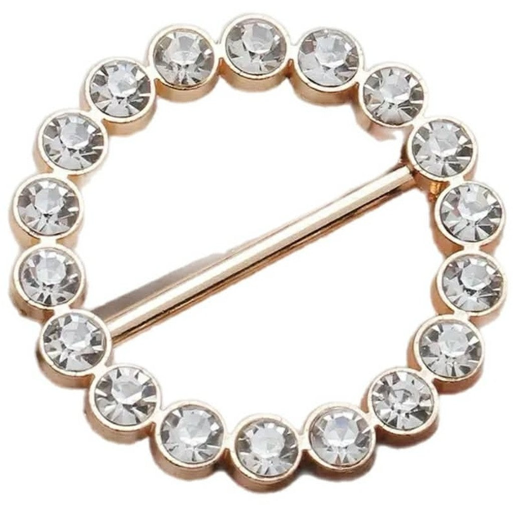 Jewelry T&S Antonia Scarf Ring Scarf Ring Gold/white