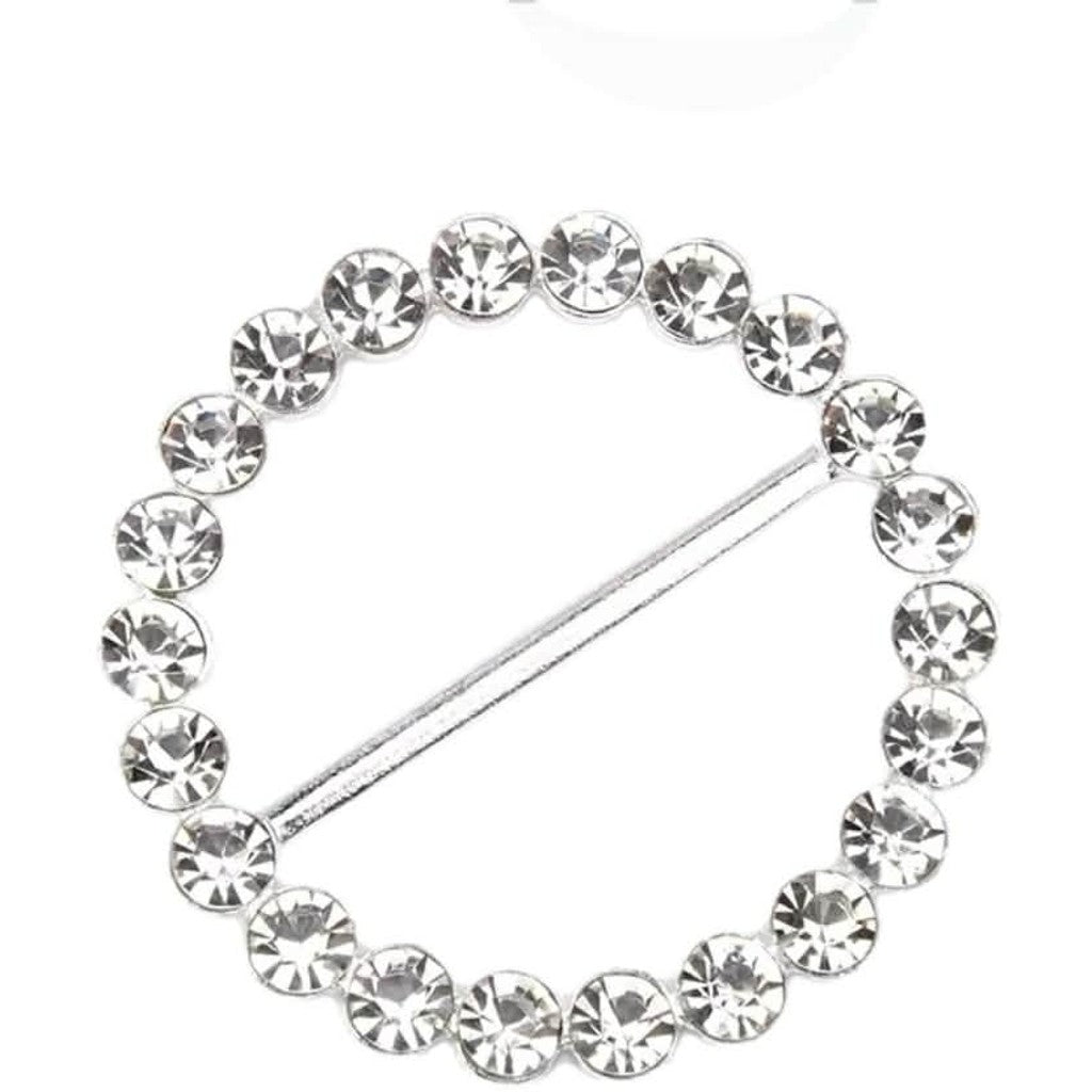 Jewelry T&S Antonia Scarf Ring Scarf Ring Silver/white