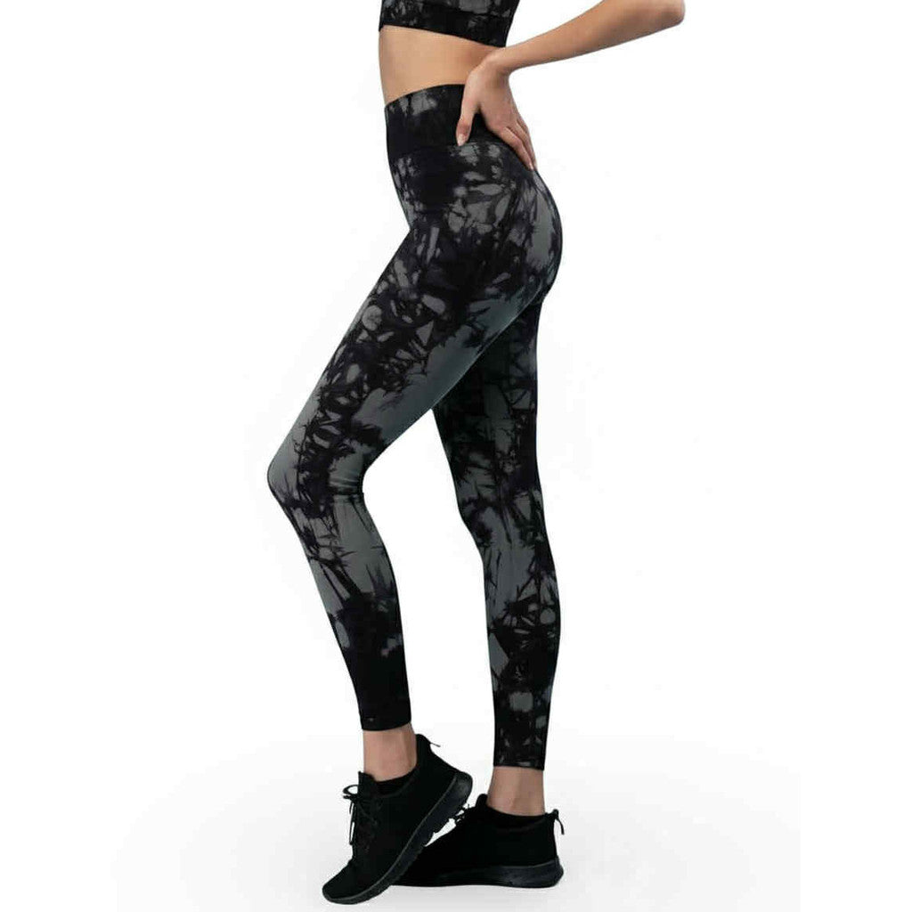 Microfiber T&S Be-Color Legging HW Leggings Oliva/Nero