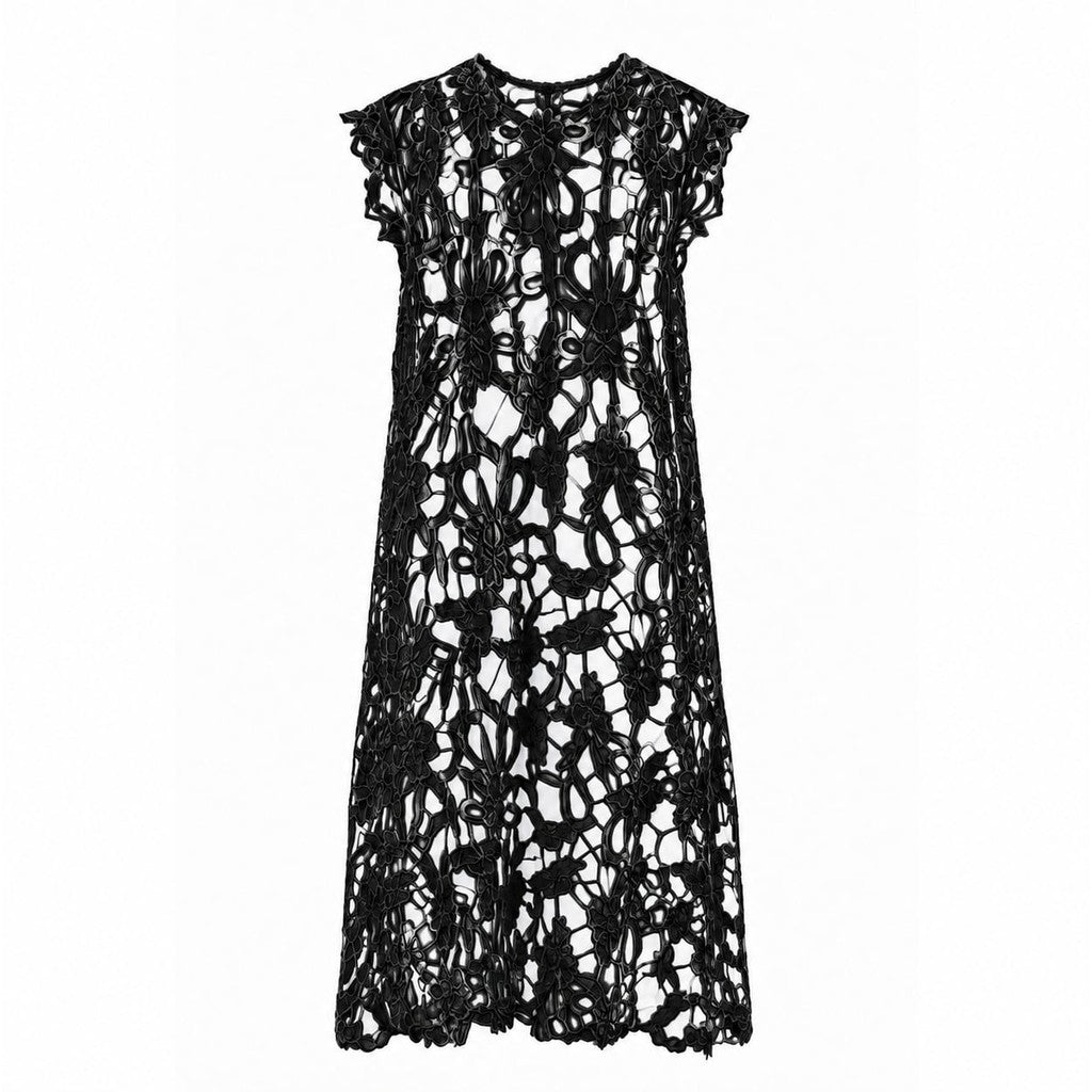 Clothing T&S Bodil Lace Dress Dress Black
