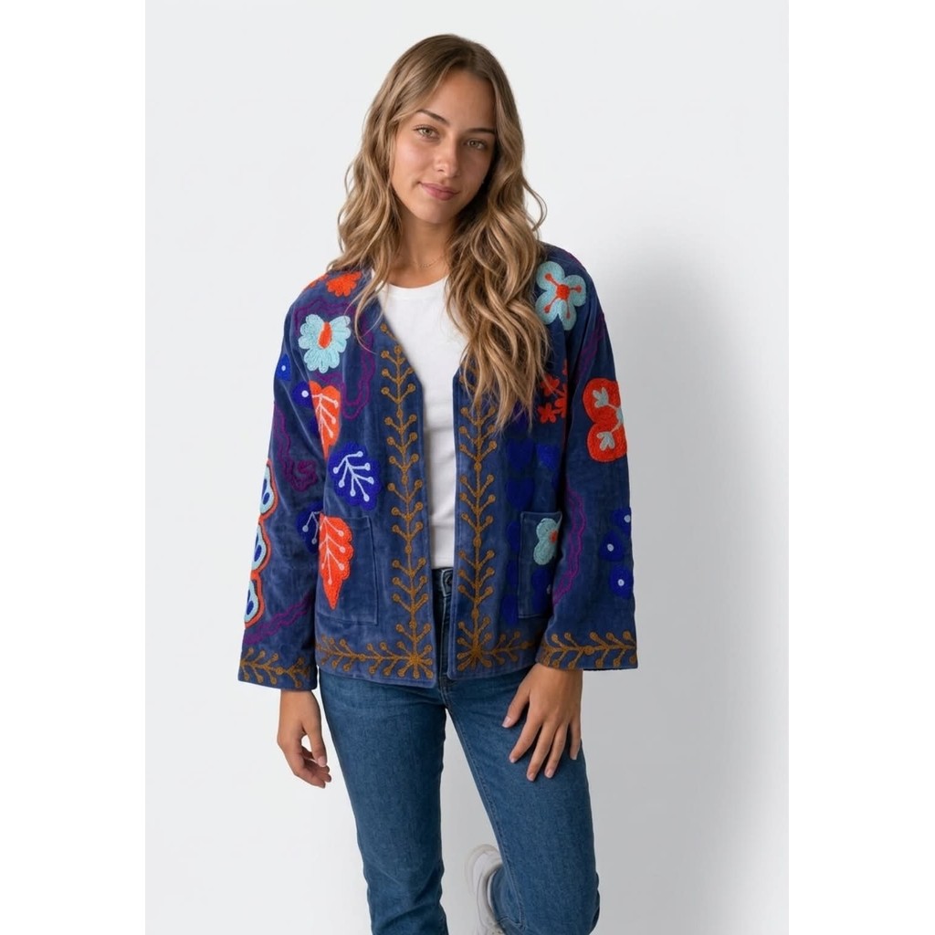 Clothing T&S Brisa-2 Jacket Jacket Blue Orange