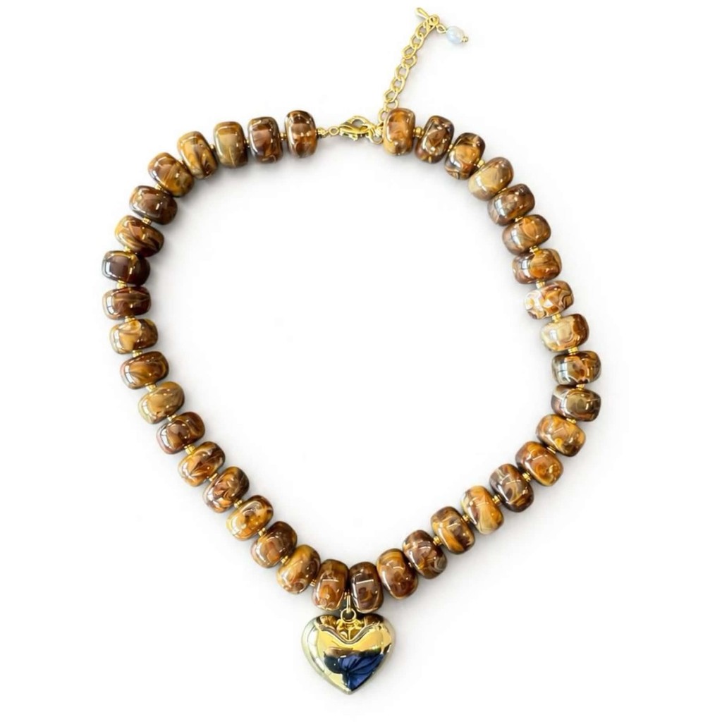 Jewelry T&S Brooke Necklace Necklace Brown
