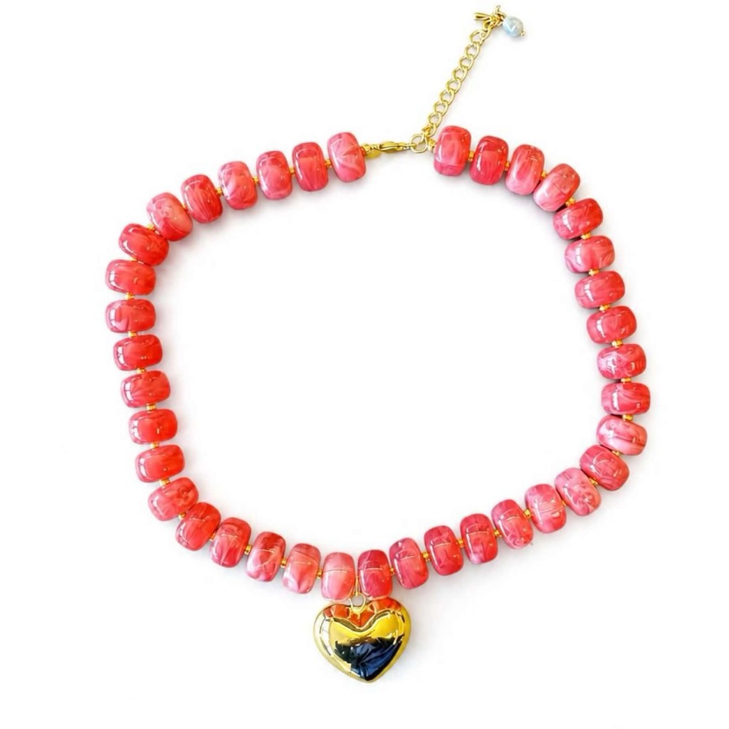 Jewelry T&S Brooke Necklace Necklace Pink