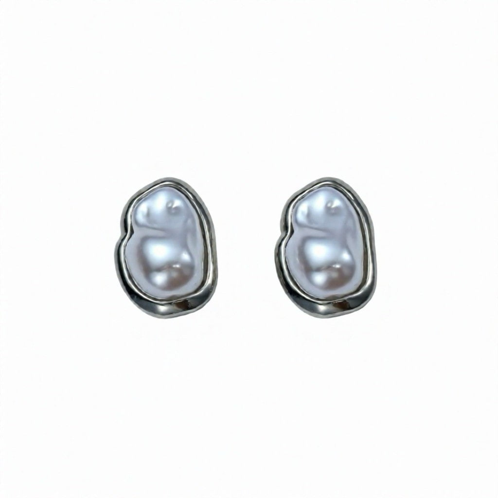 Jewelry T&S Button Cover Flo 2 pcs Botton Cover Silver