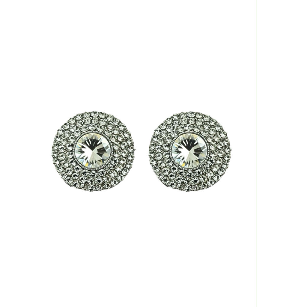 Jewelry T&S Button Cover Gina 2 pcs Botton Cover Silver