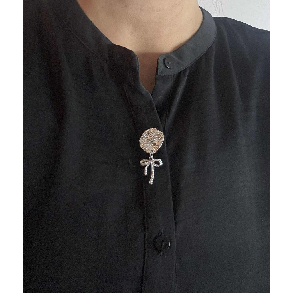 Jewelry T&S Button Cover Harper 2 pcs Botton Cover Silver