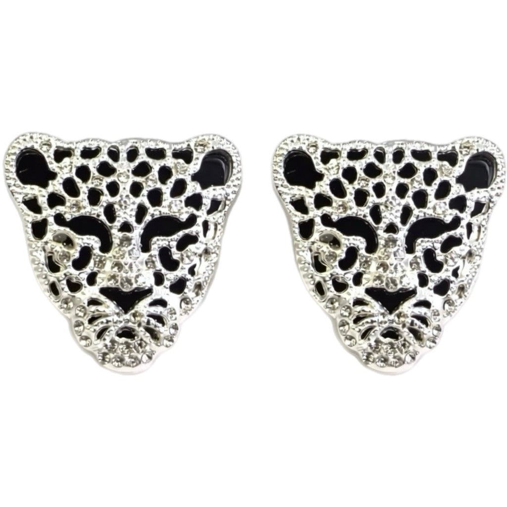 Jewelry T&S Button Cover Lion 2 pcs Botton Cover Silver