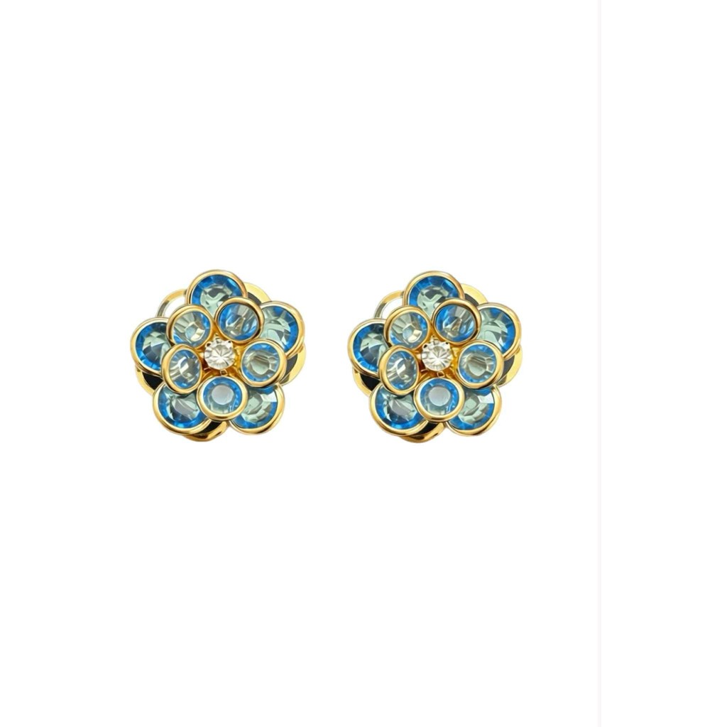 Jewelry T&S Button Cover Paloma 2 pcs Botton Cover Blue