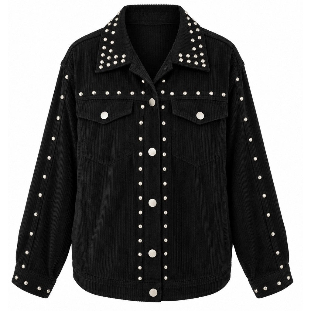 Clothing T&S Chenet Corduroy Jacket Jacket Black