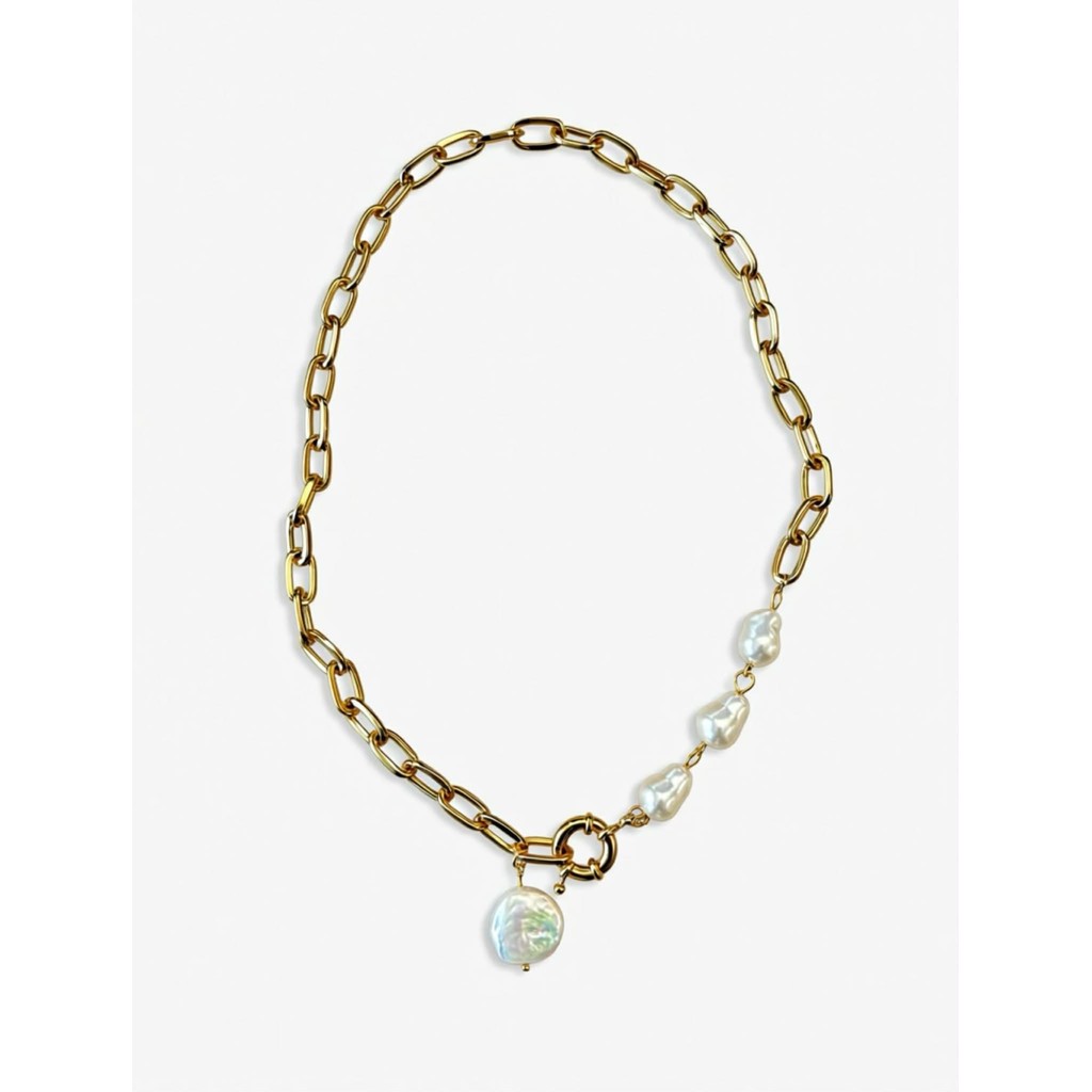 Jewelry T&S Chrissy Necklace Necklace Natural-gold