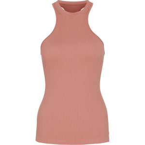 Microfiber T&S Costina rib Halterneck Rib Top Pesca