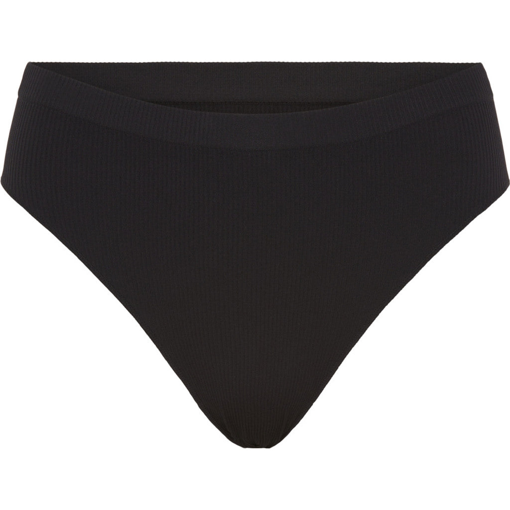 Microfiber T&S Costina rib Panties Panties Nero