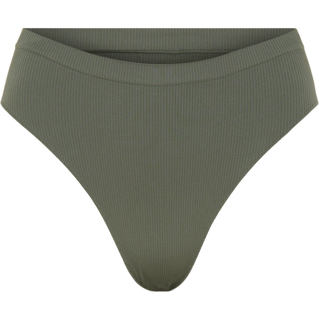 Microfiber T&S Costina rib Panties Panties Oliva