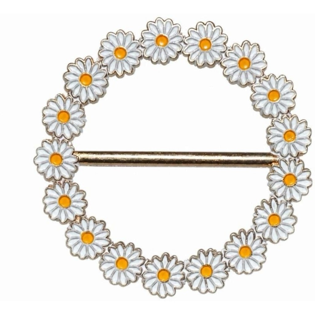 Jewelry T&S Daisie Scarf Ring Scarf Ring White