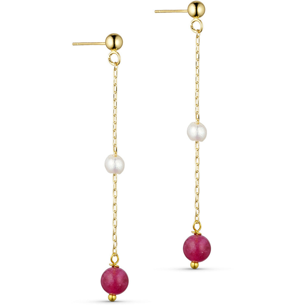 Jewelry T&S Daphne Earring Earring Pink tourmaline