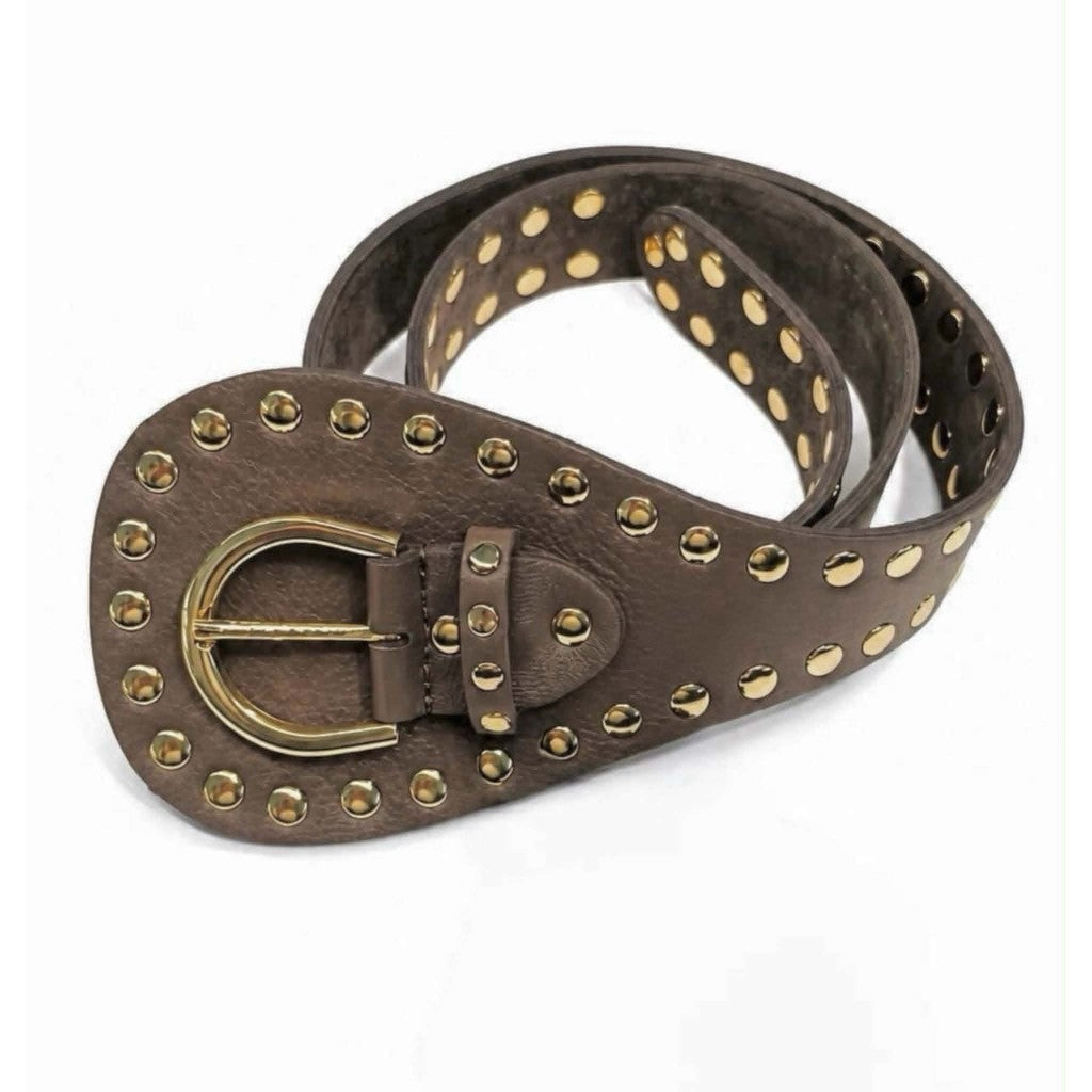 Access T&S Dunja Stud Belt Belt Taupe-gold