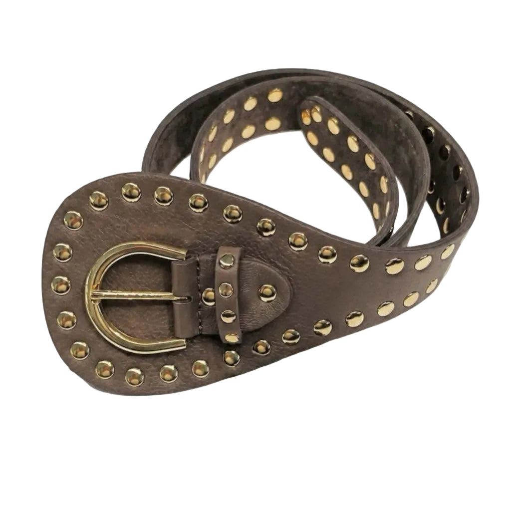 Access T&S Dunja Stud Belt Belt Taupe-gold