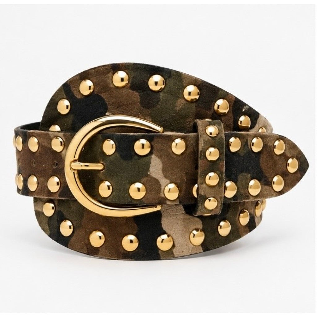 Access T&S Dunja Stud Belt Camo Belt Camouflage