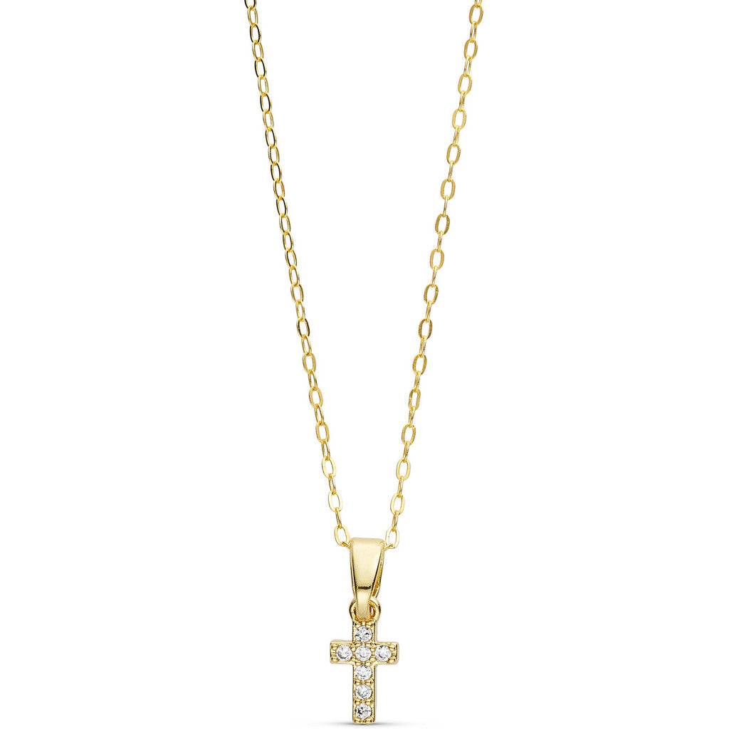 Jewelry T&S Eden Cross Necklace Necklace Gold
