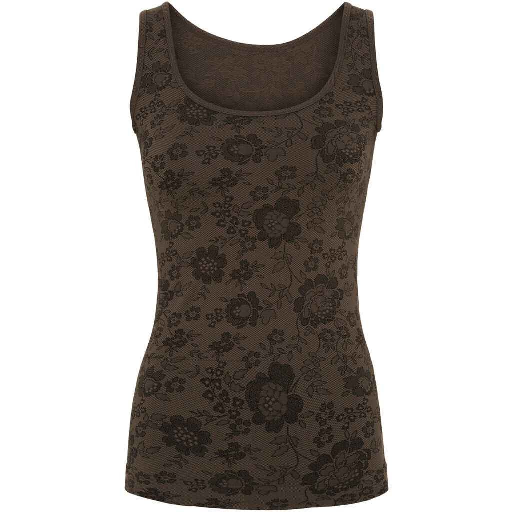 Microfiber T&S Elena Tank Top Top Caffe