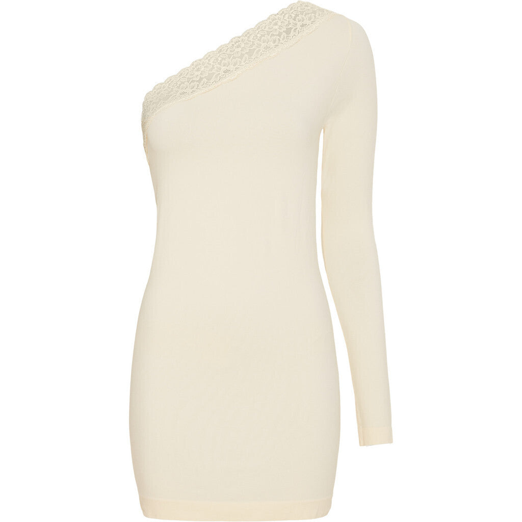 Microfiber T&S Elisa Blouse w. lace Blouse Panna