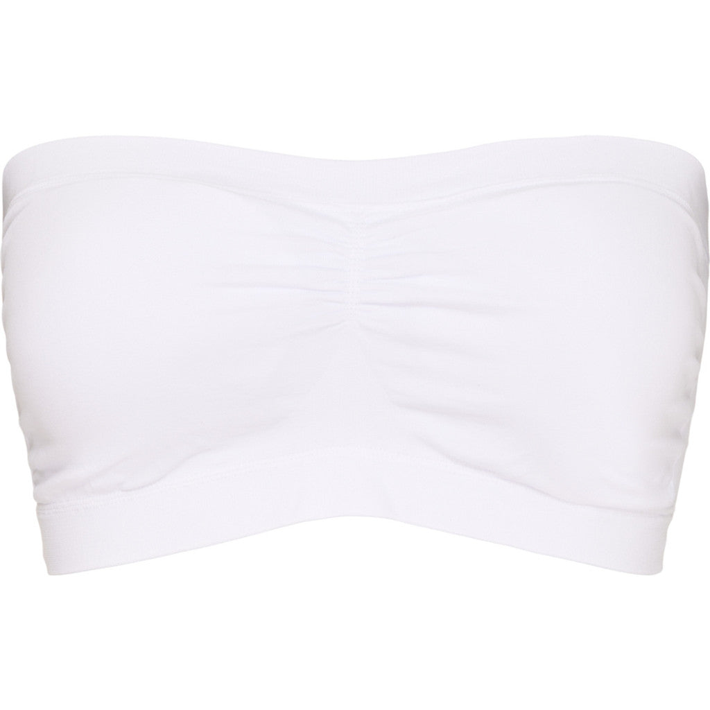Microfiber T&S Ellen Cup Bandeau Bra top Bianco