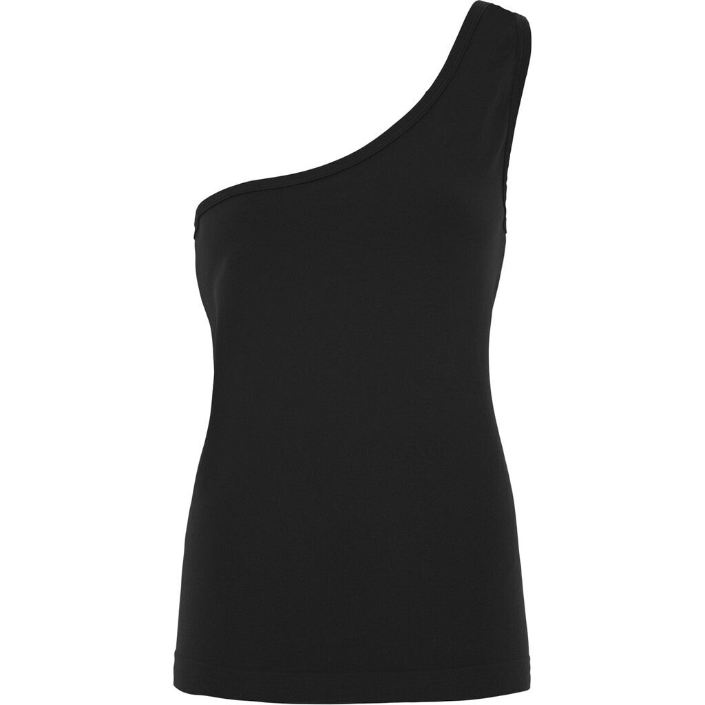 Microfiber T&S Ellen Off Shoulder Top Nero