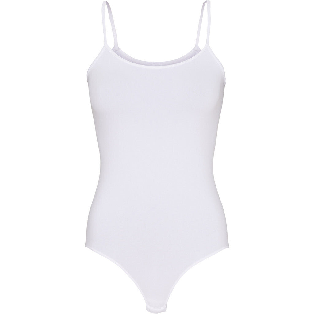 Microfiber T&S Ellen spaghetti Body Body Bianco