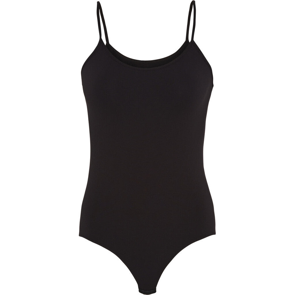 Microfiber T&S Ellen spaghetti Body Body Nero