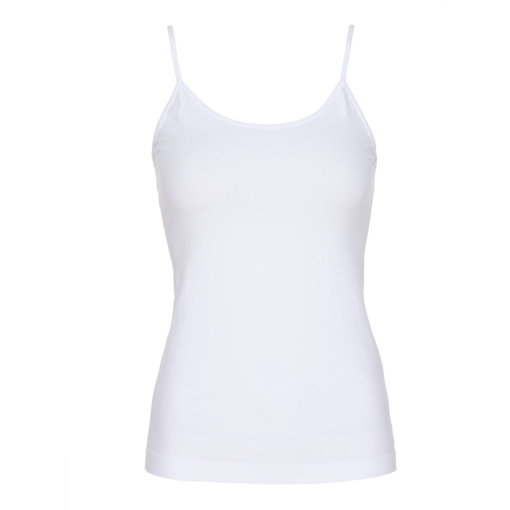 Microfiber T&S Ellen spaghetti Top Spaghetti Top Bianco
