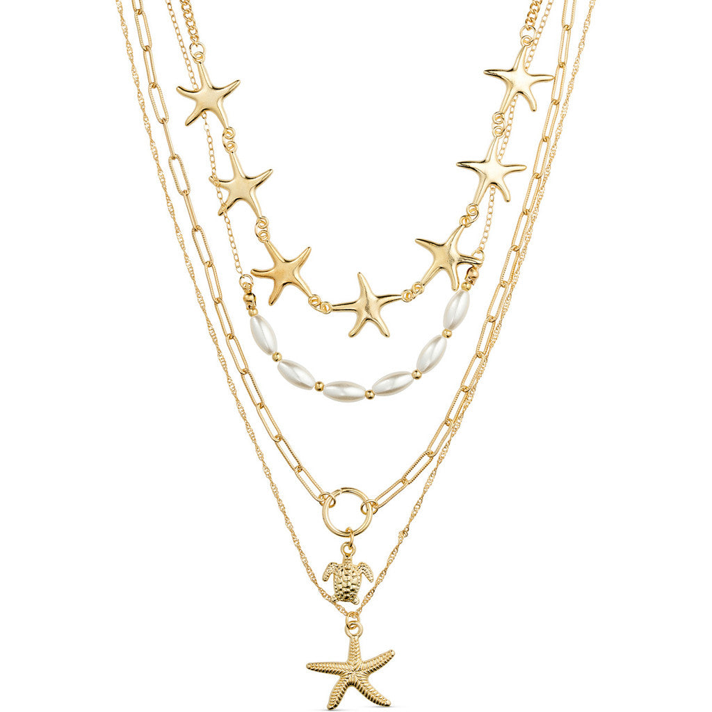 Jewelry T&S Esperanza Multi 4 Necklace Necklace Gold