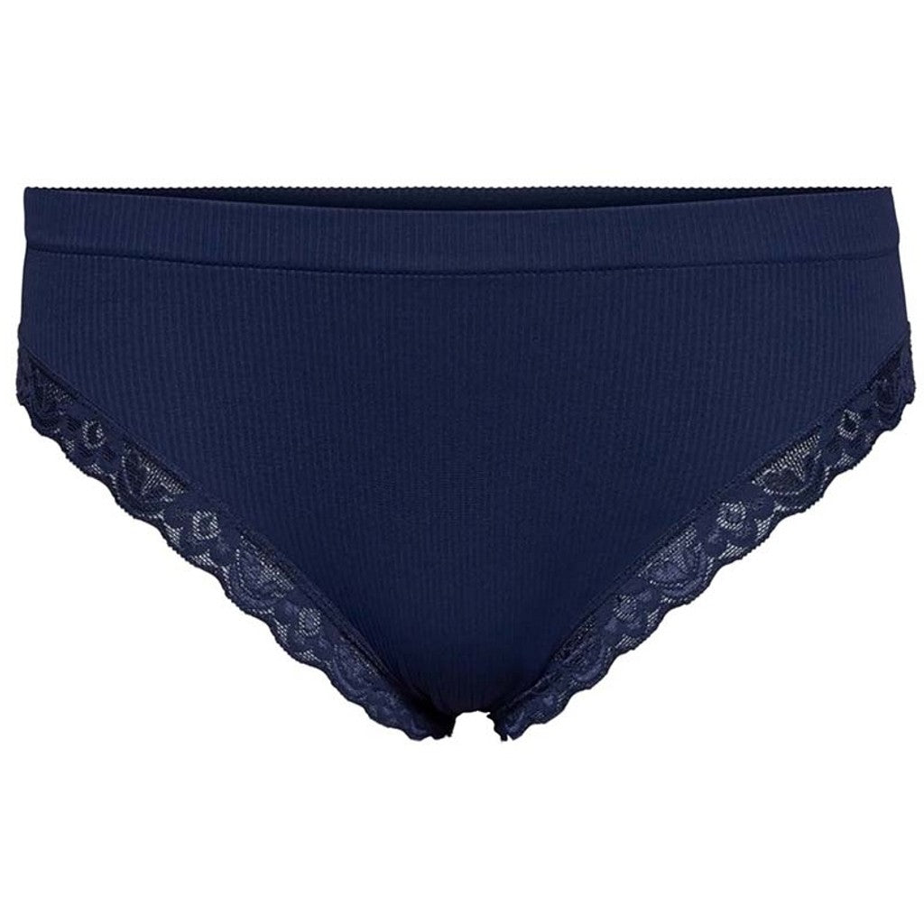 Microfiber T&S Feline rib Panties Panties Blu