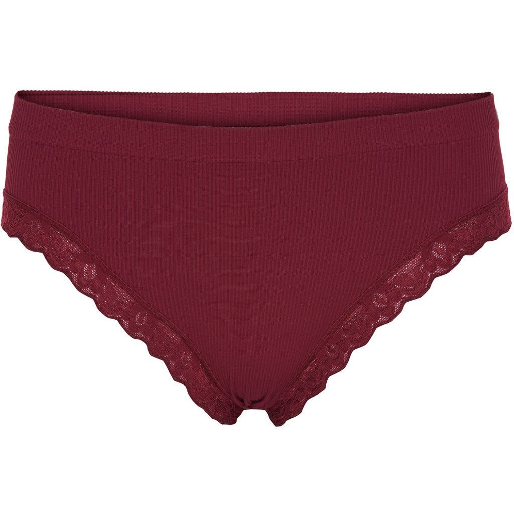 Microfiber T&S Feline rib Panties Panties Bordo