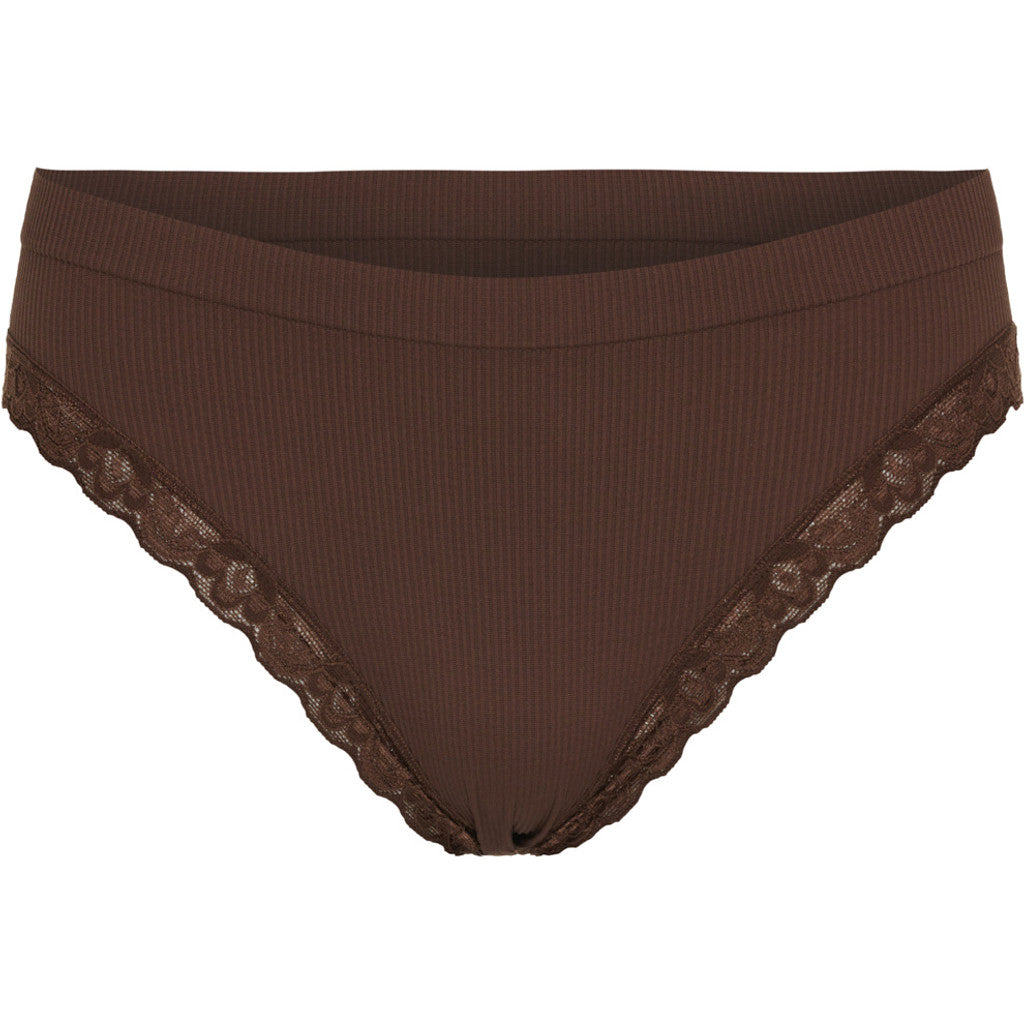 Microfiber T&S Feline rib Panties Panties Cioccolato