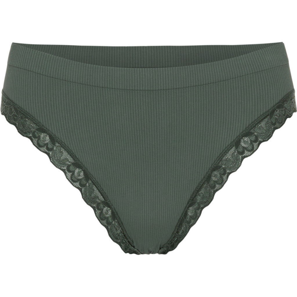Microfiber T&S Feline rib Panties Panties Oliva