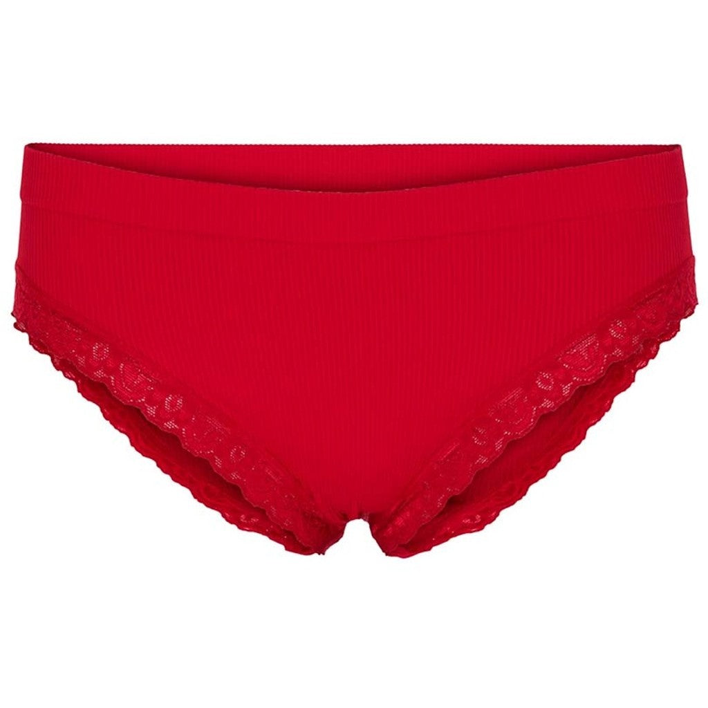 Microfiber T&S Feline rib Panties Panties Rosso