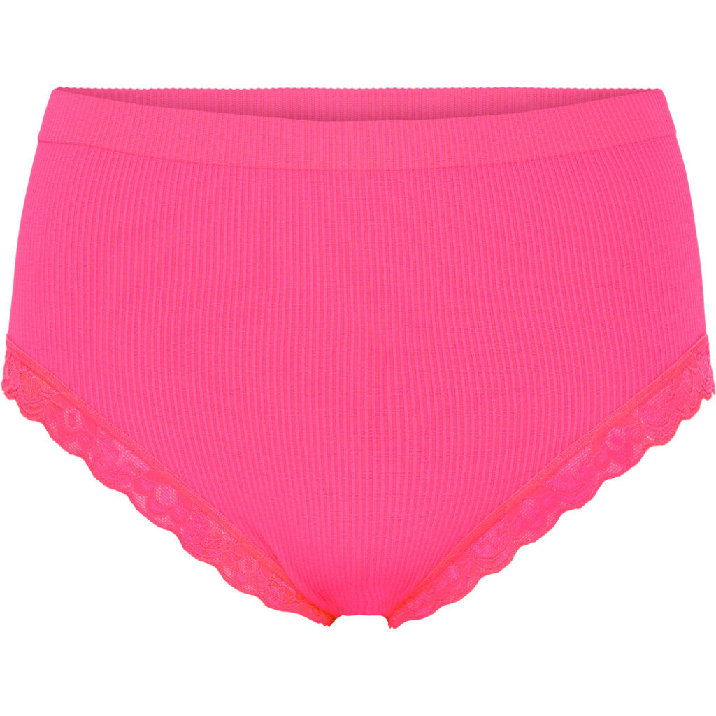 Microfiber T&S Feline rib midi Panties Panties Bubble fluo
