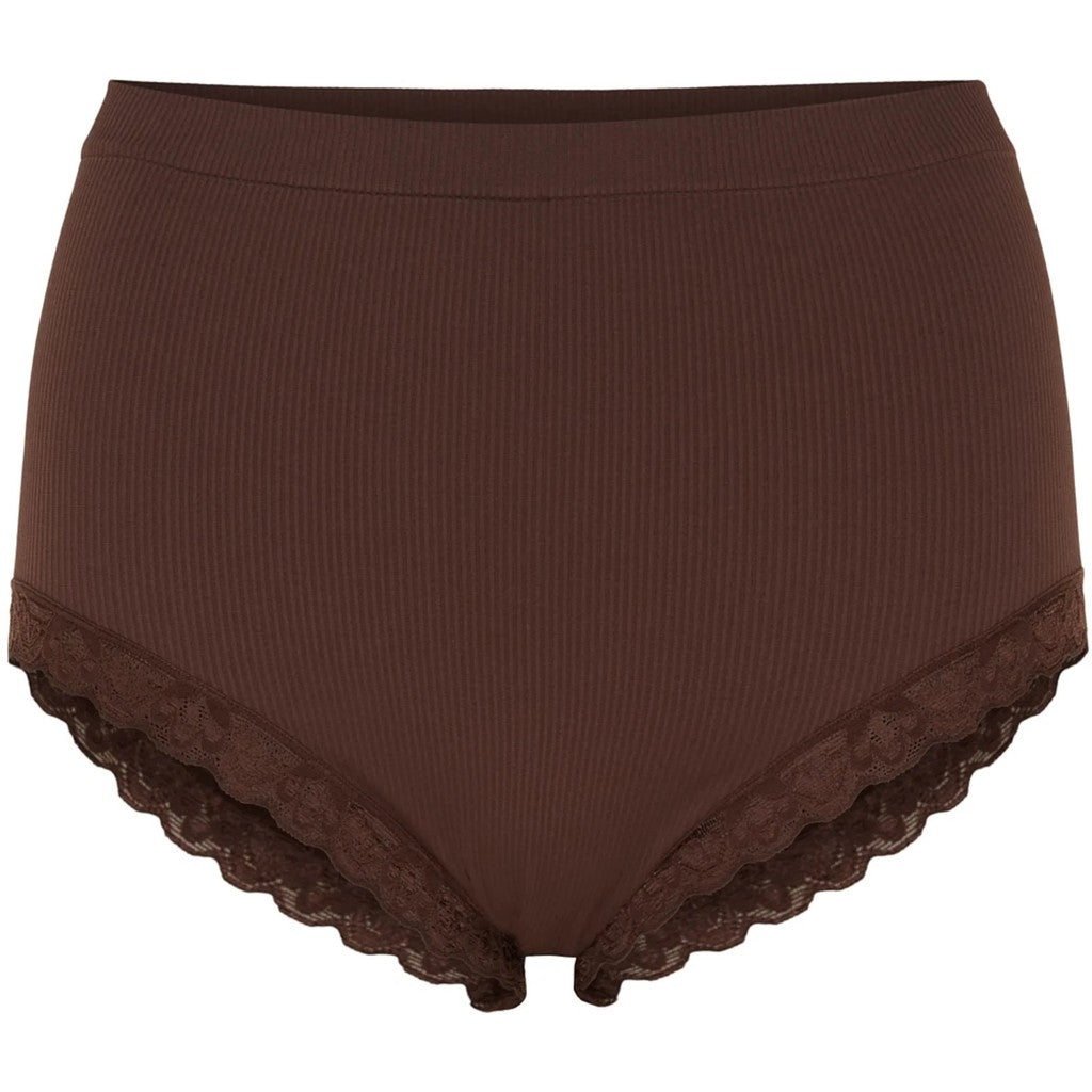 Microfiber T&S Feline rib midi Panties Panties Cioccolato