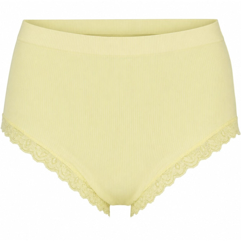 Microfiber T&S Feline rib midi Panties Panties Crema