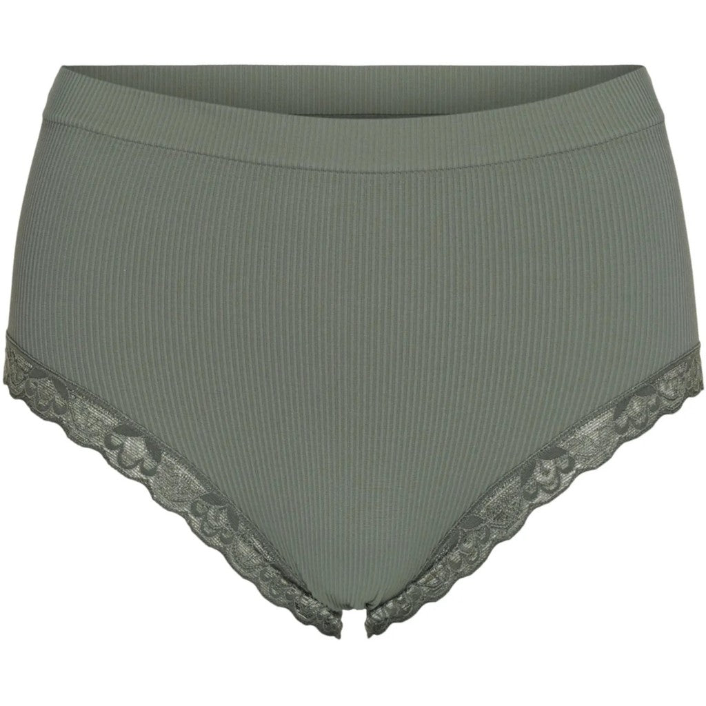 Microfiber T&S Feline rib midi Panties Panties Oliva