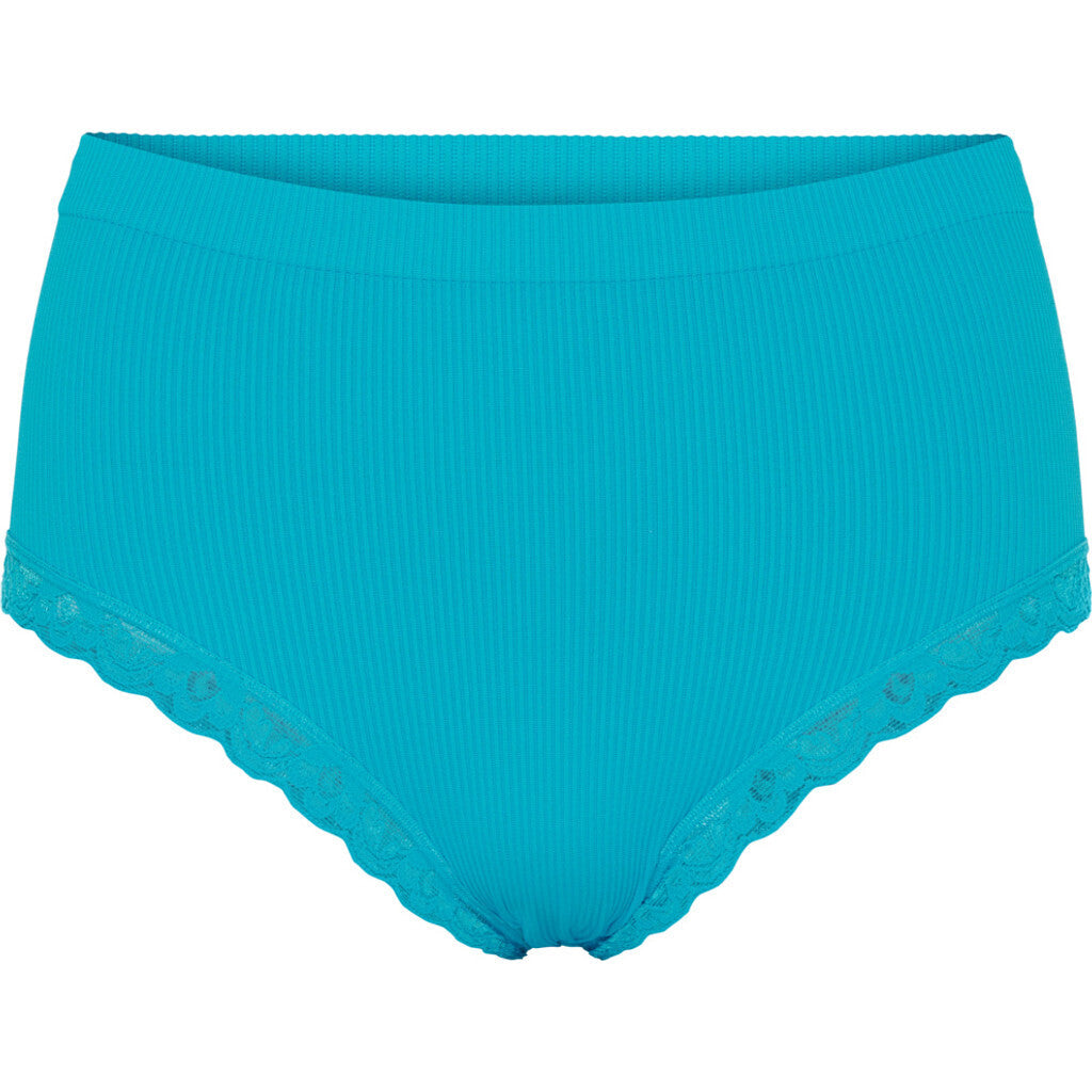 Microfiber T&S Feline rib midi Panties Panties Turchese