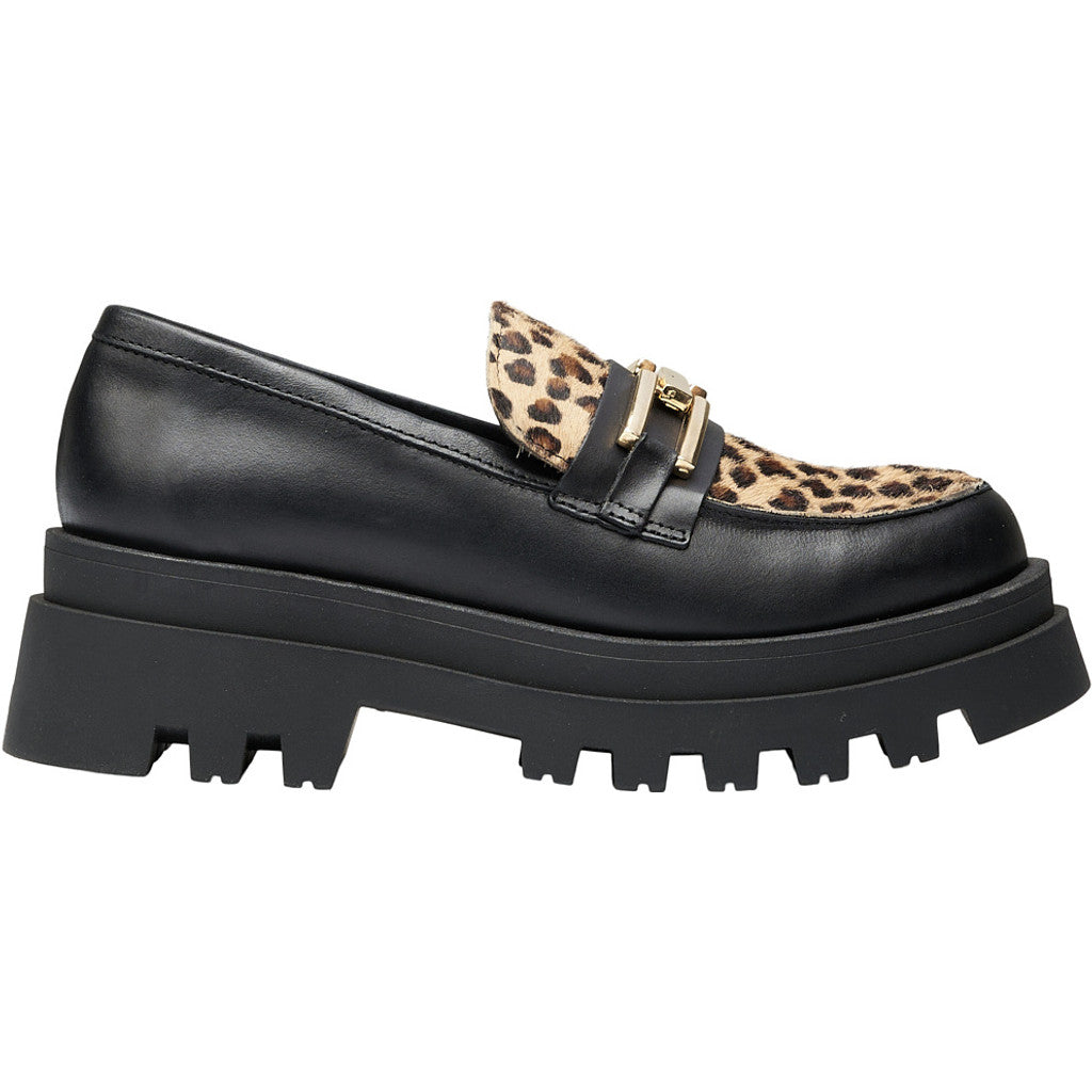 Footwear T&S Felipa Leo Loafers Black-Leo