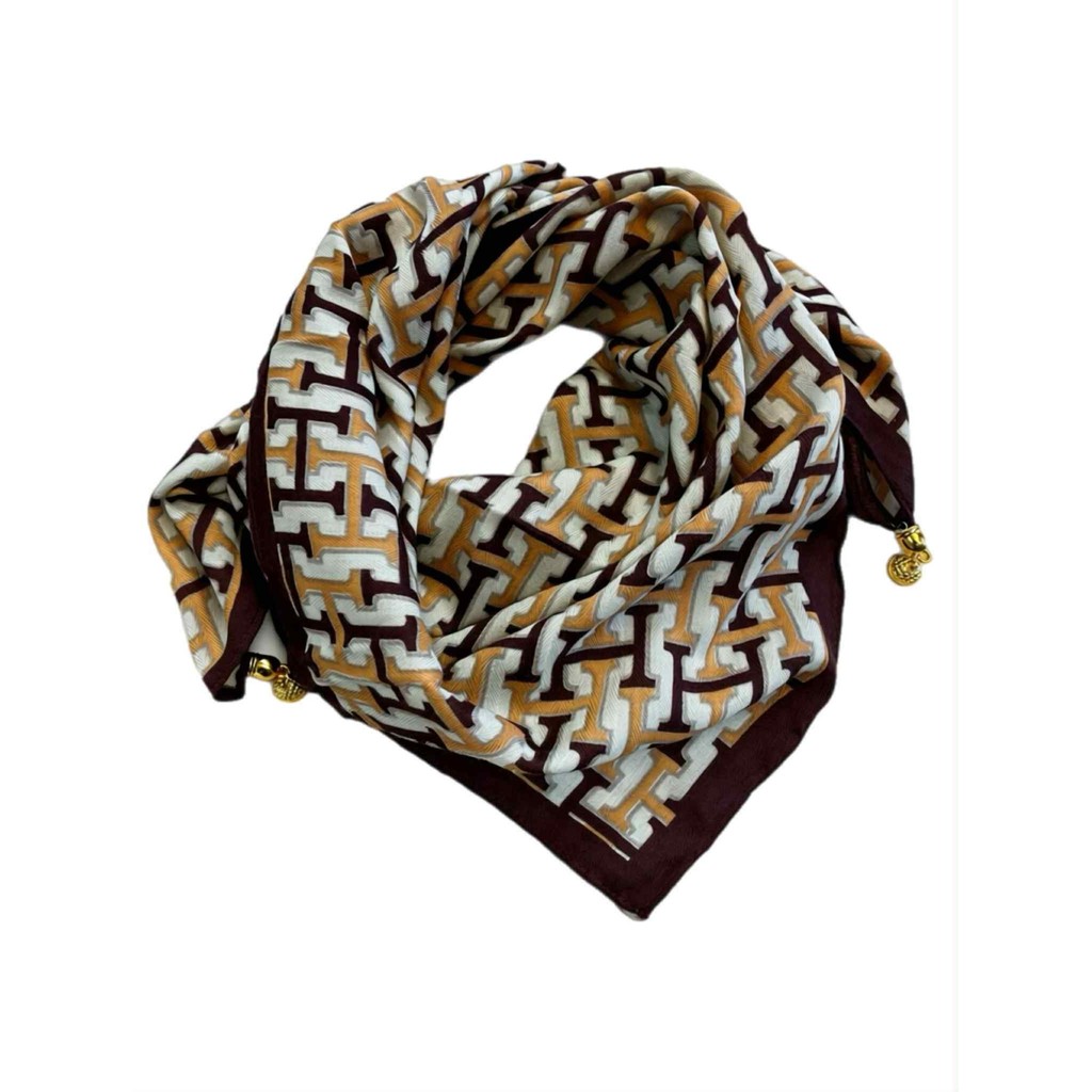 Scarf T&S Franny Jewelry Scarf Scarf HiHi Chocolate