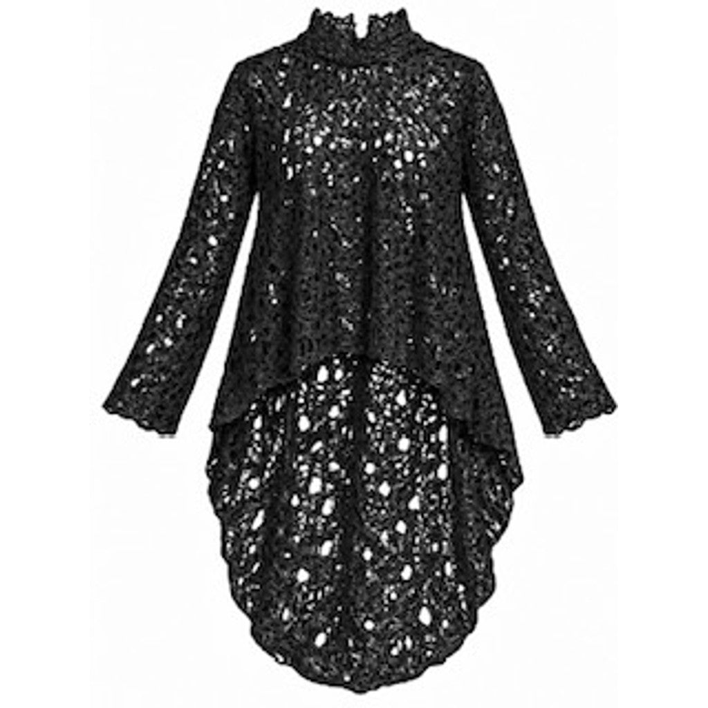 Clothing T&S Fresa Lace Tunic Tunic Black