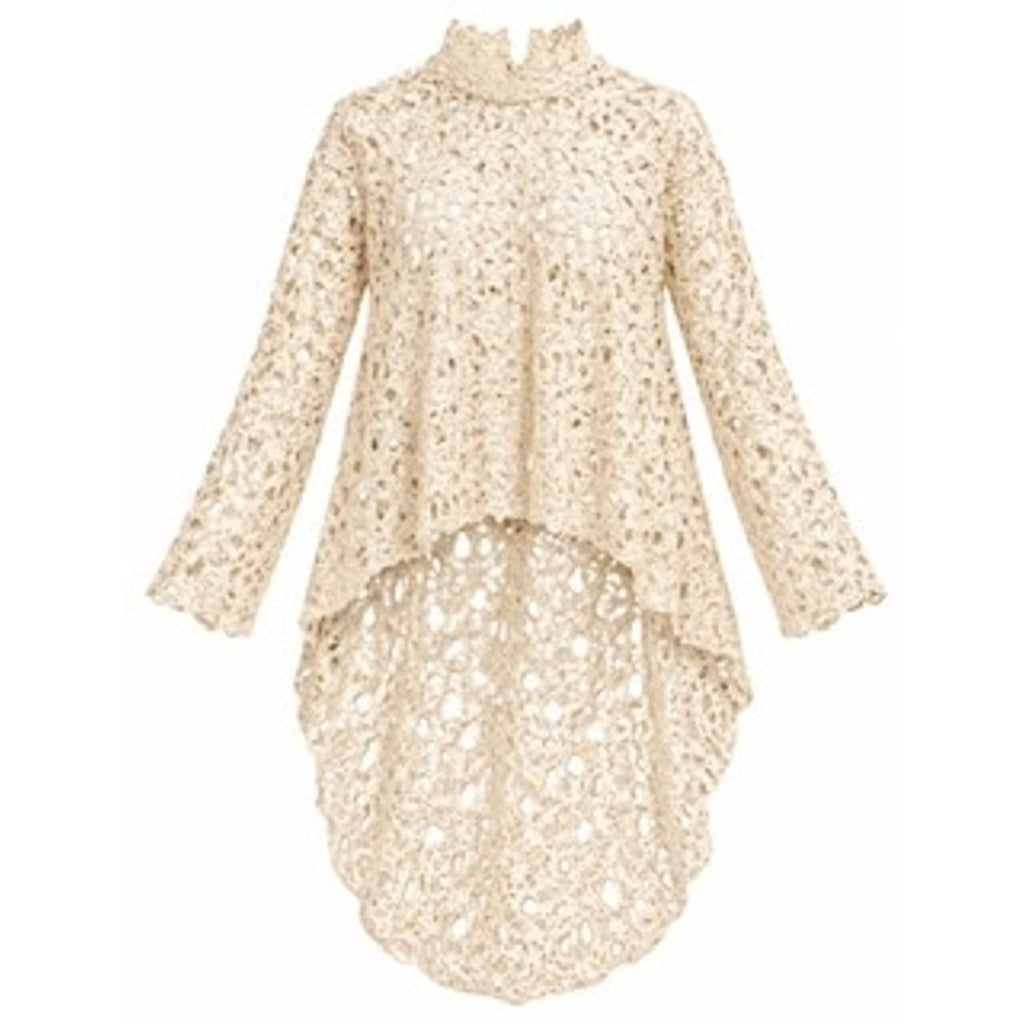 Clothing T&S Fresa Lace Tunic Tunic Off White